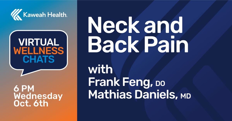 Virtual Wellness Chat: Neck and Back Pain (Sciatica)
