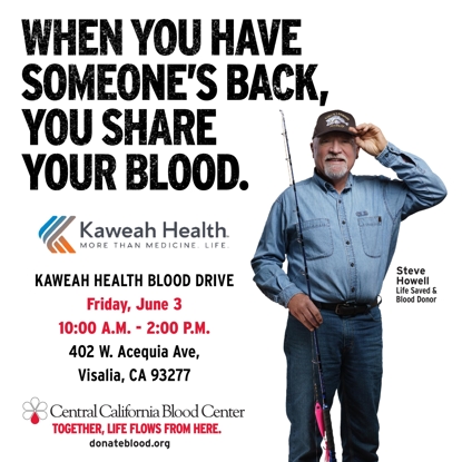 Kaweah Health Blood Drive