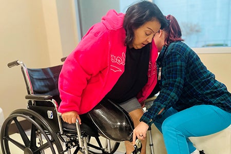 amputee patient