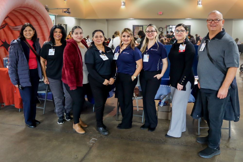 outreach team members lined up for a team photo