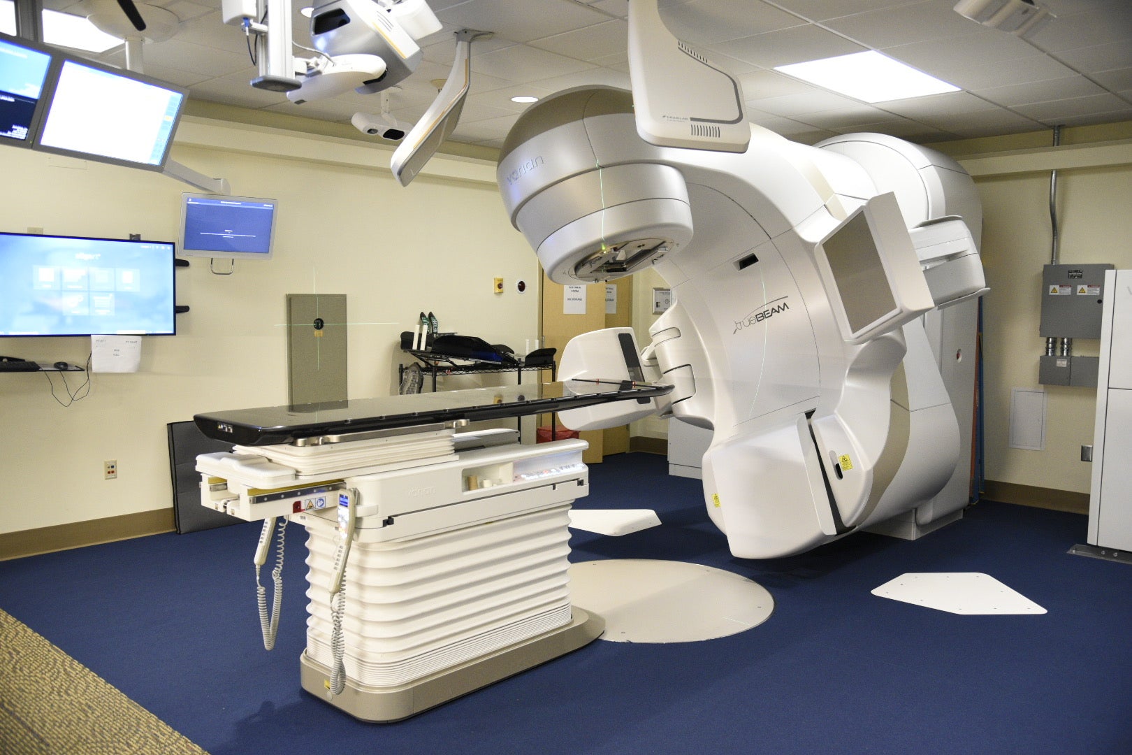 A large cancer treatment machine