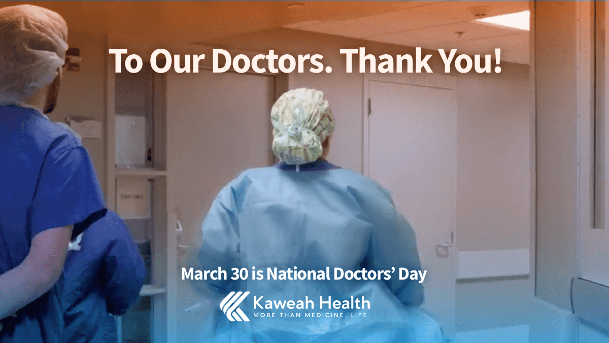 Thank you to our doctors.