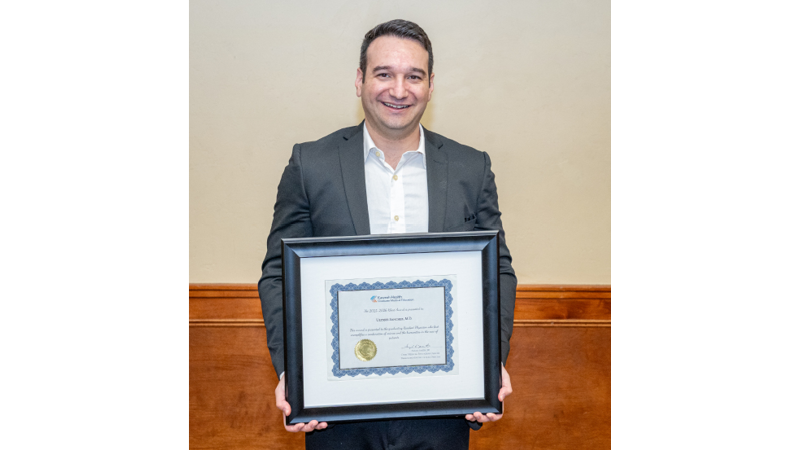 Dr. Ulysses Sanchez received the Frank Kleist Award.