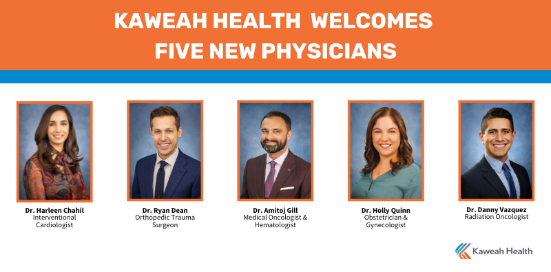 Kaweah Health Hires Five New Physicians