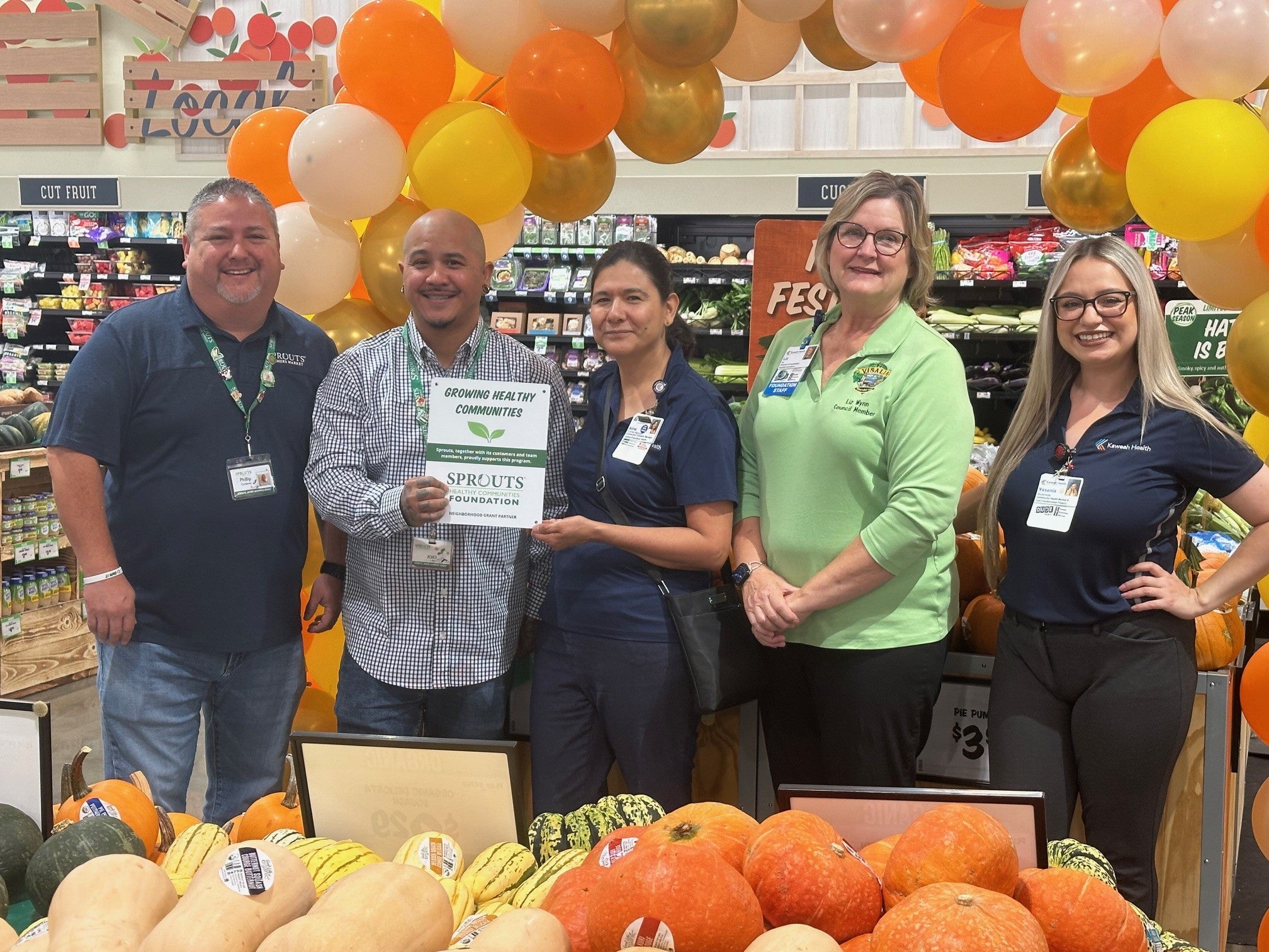 Kaweah Health Foundation Receives $5,000 Grant from Sprouts Healthy Communities Foundation to Support Childhood Nutrition Education