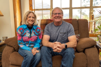 Jennifer Nicholson and her brother, Mark Welch.